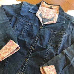 JJill denim blouse